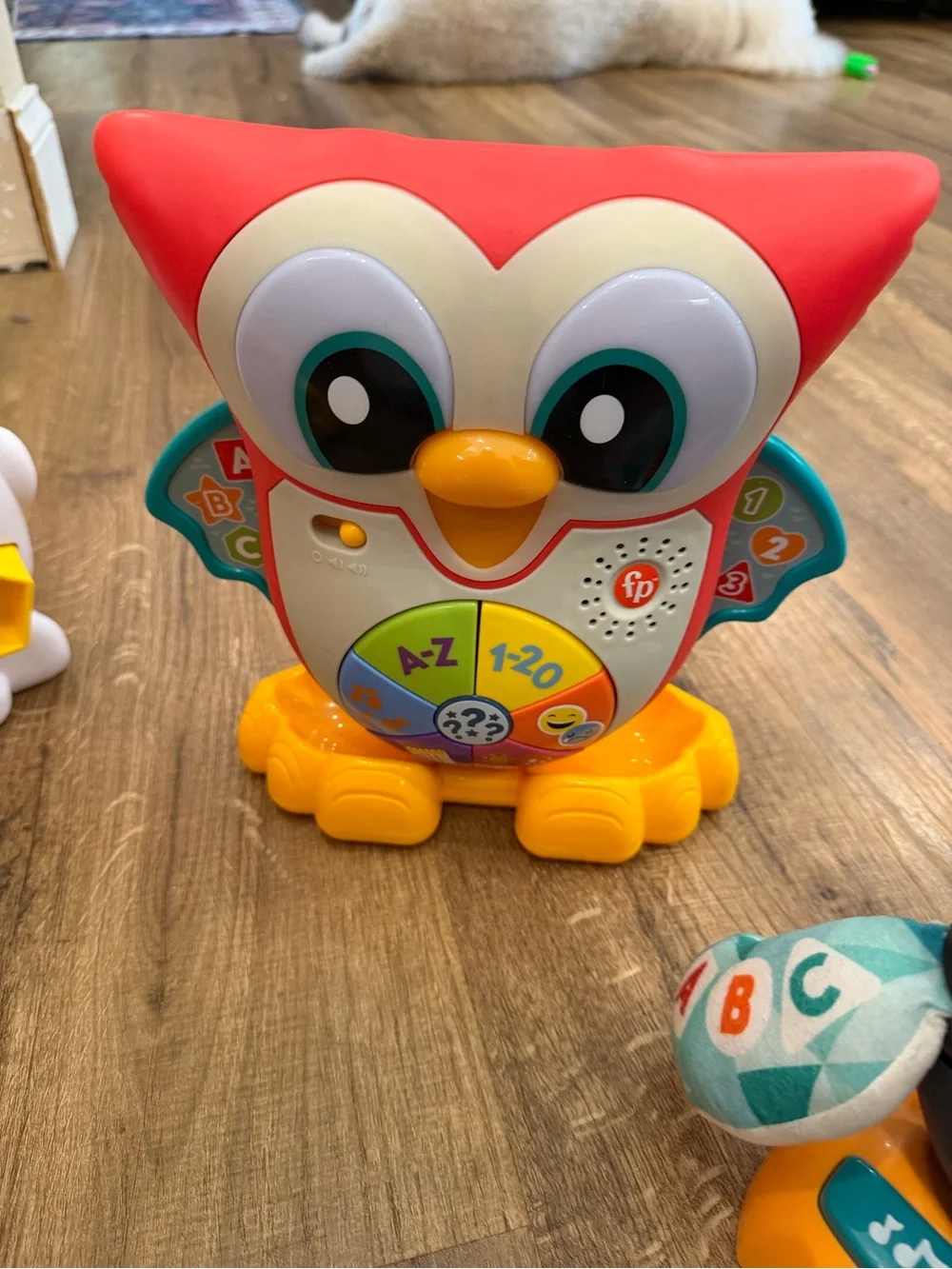 Fisher-price linkimals. Beaver, penguin, sheep, owl, polar bear